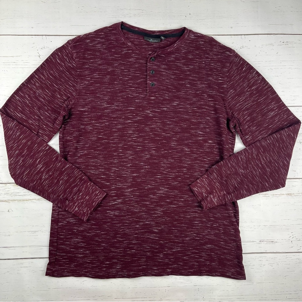 Marc Antony Thermal Henley - Medium Slim Fit
